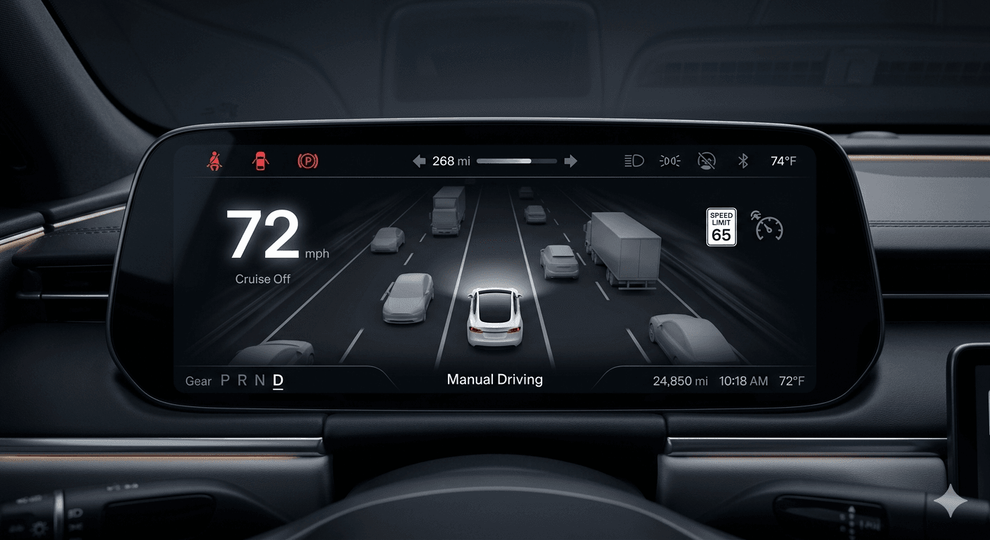 Manual Driving: Baseline System State