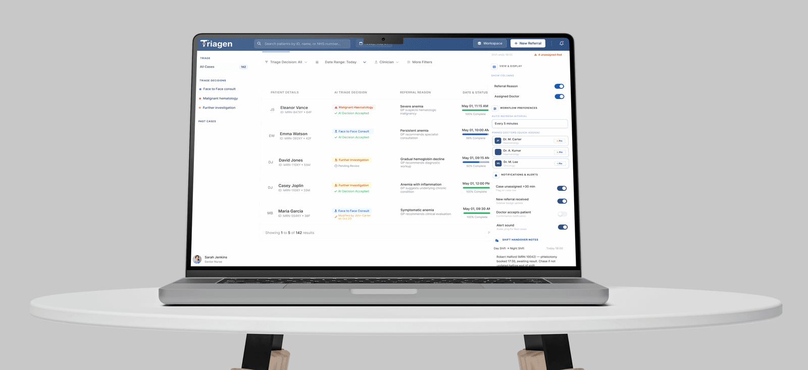 Workspace Controls: Better Shift And Case Management