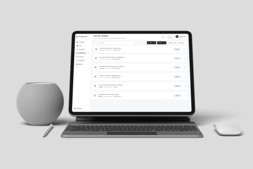 Activity Timeline : A Clear History Of AI Actions