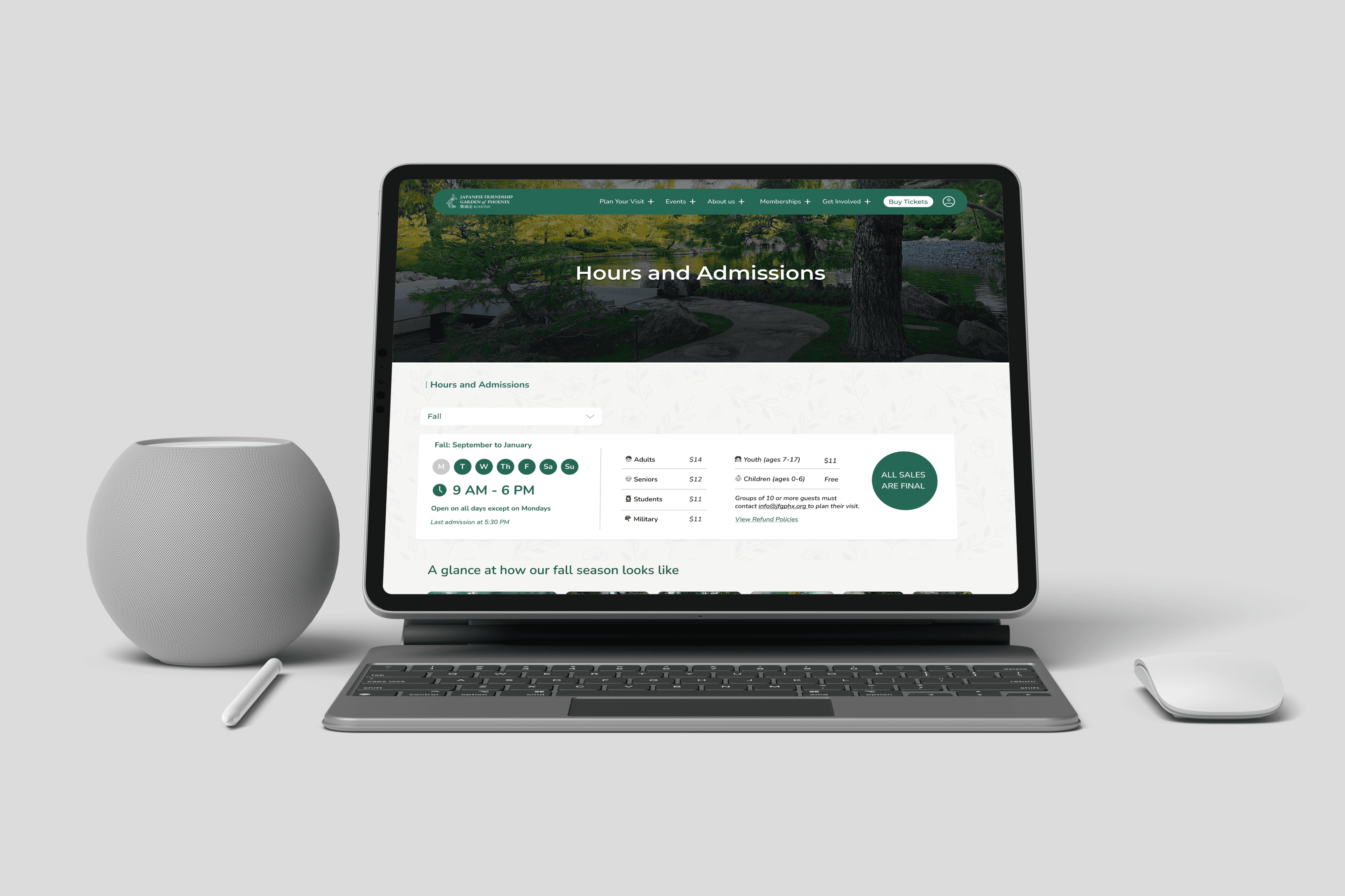 Final design – Booking flow