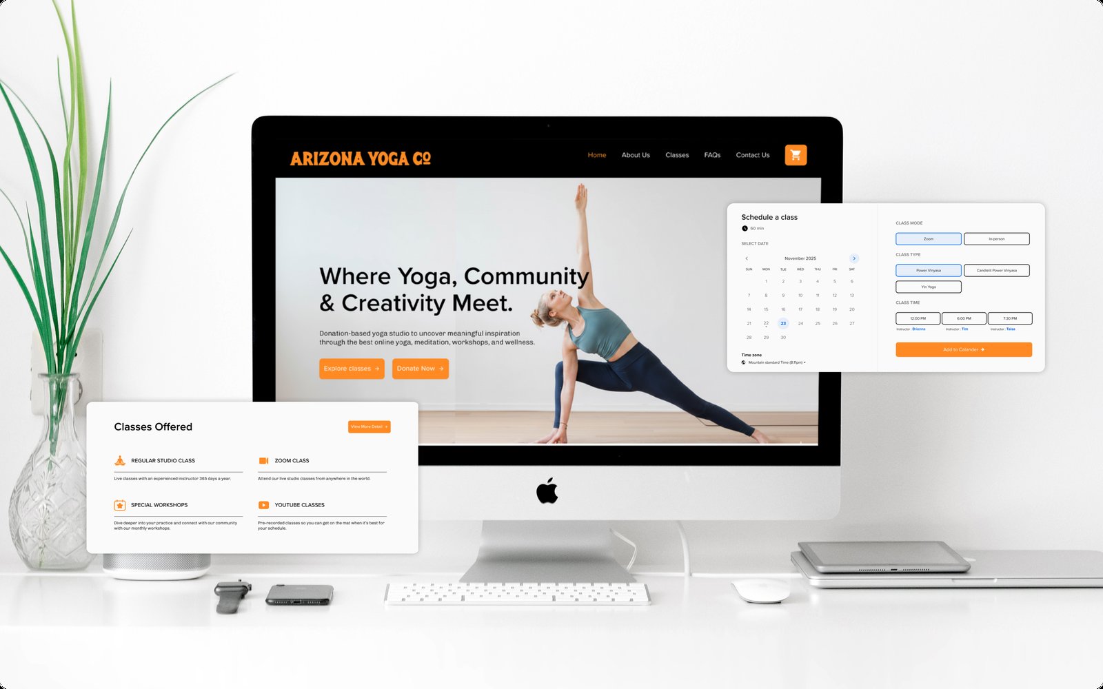 Designing transparent donation-based yoga experience