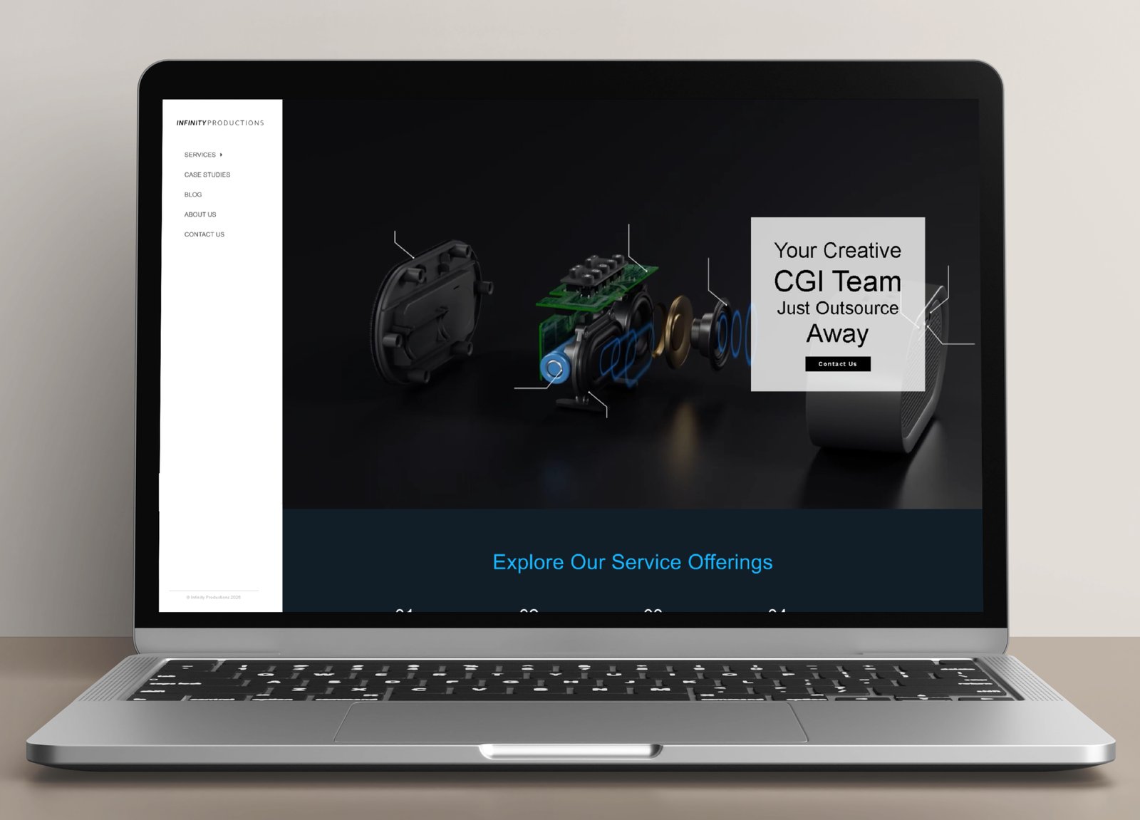 Simplified homepage layout